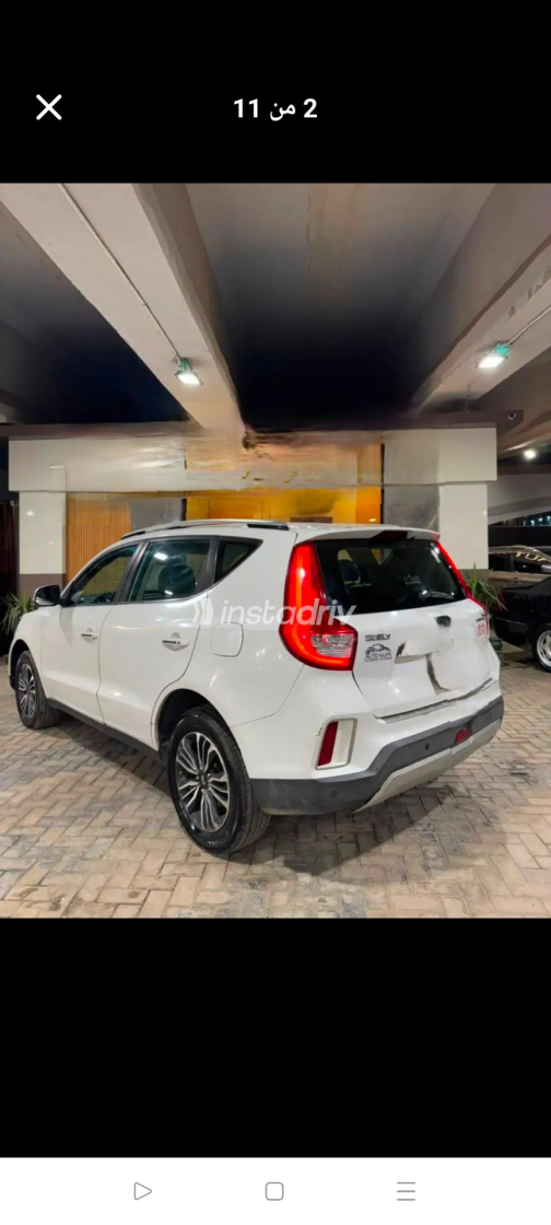 جيلي X7 2019 أبيض أوتوماتيك مستعملة للبيع في مدينة نصر - 4
