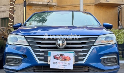 MG 5 2020 Dark Blue Automatic Used for Sale in Heliopolis - 1