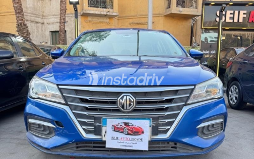 MG 5 2020 Dark Blue Automatic Used for Sale in Heliopolis - 9
