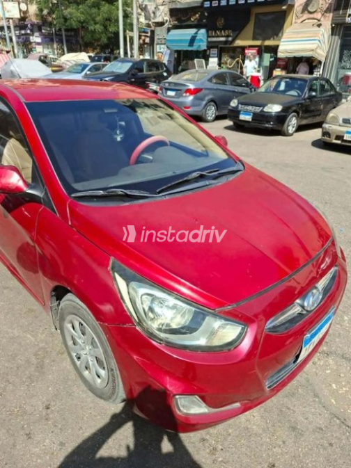 Hyundai Accent RB 2012 Red Automatic Used for Sale in Cairo - 2