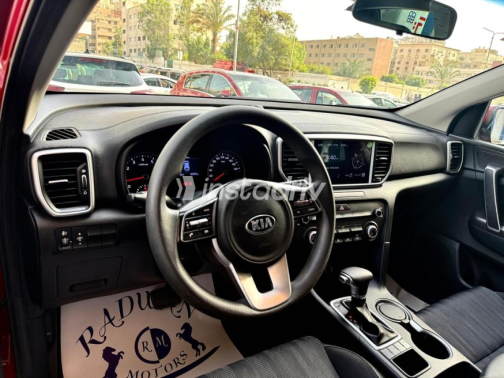 كيا سبورتاج 2021 أحمر أوتوماتيك مستعملة للبيع في مدينة نصر - 5