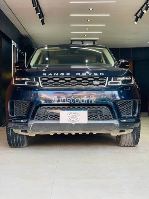 Land Rover Range Rover Sport 2021 Dark Blue Automatic Used for Sale in Cairo - 3