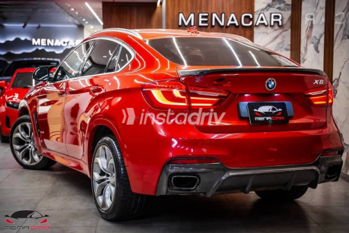 بي ام دبليو X6 M 2018 أحمر أوتوماتيك مستعملة للبيع في القاهرة - 10