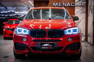 بي ام دبليو X6 M 2018 أحمر أوتوماتيك مستعملة للبيع في القاهرة