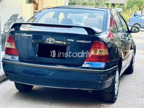 Toyota Corolla 2002 Dark Blue Manual Used for Sale in Heliopolis - 4
