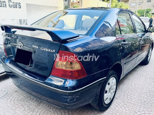 Toyota Corolla 2002 Dark Blue Manual Used for Sale in Heliopolis - 6