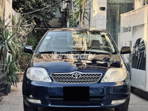 Toyota Corolla 2002 Dark Blue Manual Used for Sale in Heliopolis - 7