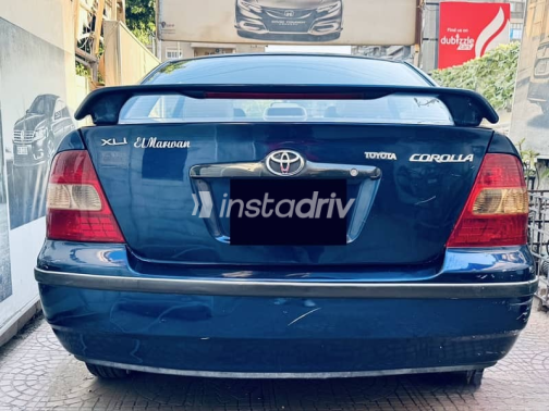 Toyota Corolla 2002 Dark Blue Manual Used for Sale in Heliopolis - 8