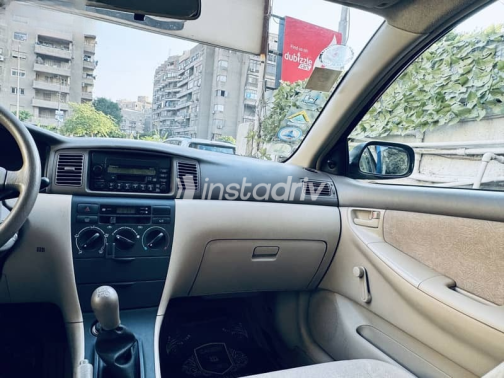 Toyota Corolla 2002 Dark Blue Manual Used for Sale in Heliopolis - 10