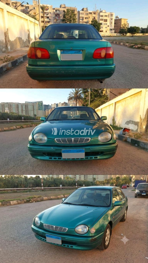 تويوتا كورولا 1999 أخضر يدوي مستعملة للبيع في الإسكندرية - 10