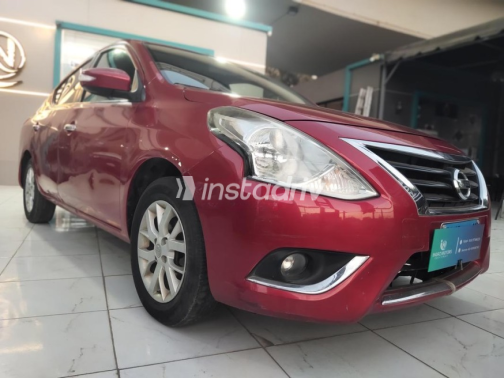 Nissan Sunny 2021 Dark Red Automatic Used for Sale in Nasr city - 1