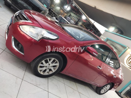 Nissan Sunny 2021 Dark Red Automatic Used for Sale in Nasr city - 3