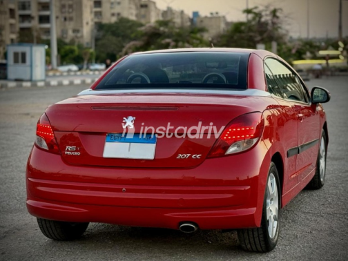 Peugeot 207 2011 Red Automatic Used for Sale in Nasr city - 5