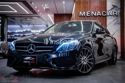 Mercedes C 180 2019 Black Automatic Used for Sale in Cairo - 3