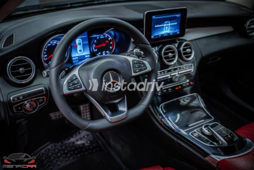 Mercedes C 180 2019 Black Automatic Used for Sale in Cairo - 8