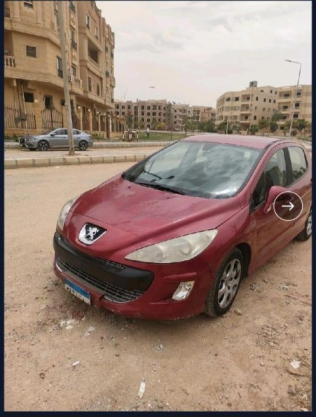 بيجو 308 2011 أحمر غامق أوتوماتيك مستعملة للبيع في الشروق