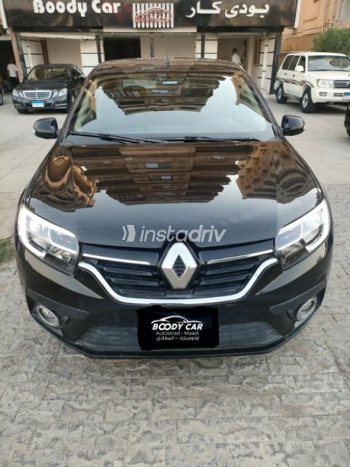 Renault Logan 2022 Black Automatic Used for Sale in Maadi - 1