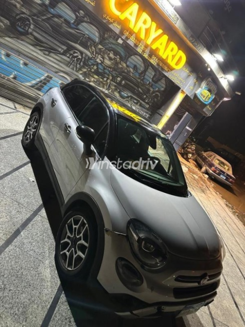 فيات 500 X 2021 فضي أوتوماتيك مستعملة للبيع في قليوب - 4
