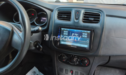 Renault Sandero 2016 Black Manual Used for Sale in Nasr city - 1