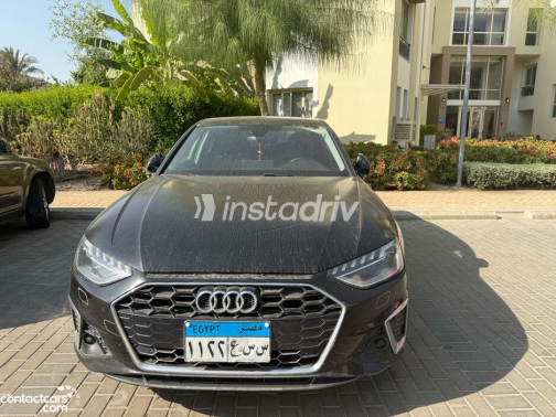 اودي A4 2021 أسود أوتوماتيك مستعملة للبيع في مدينة نصر - 3