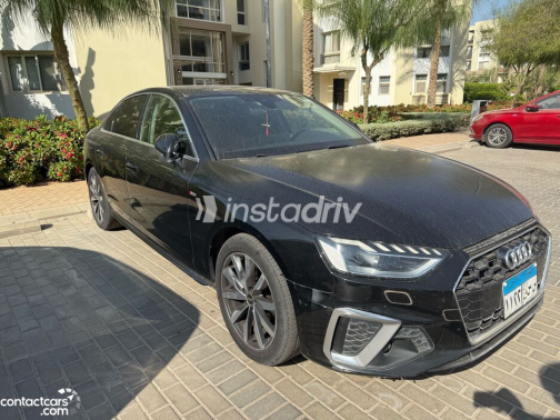 اودي A4 2021 أسود أوتوماتيك مستعملة للبيع في مدينة نصر - 4