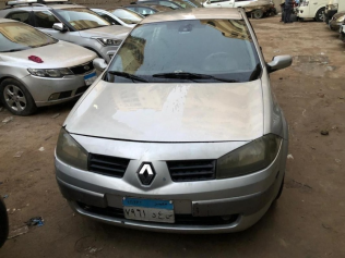رينو ميجان 2006 فضي أوتوماتيك مستعملة للبيع في الإسكندرية