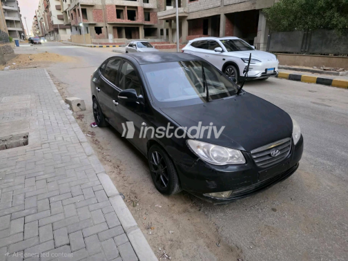 Hyundai Elantra HD 2007 Black Automatic Used for Sale in Mokattam - 4
