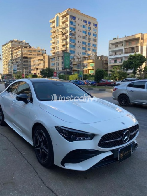 Mercedes CLA 200 2024 White Automatic Used for Sale in Nasr city - 2