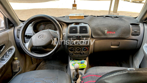 Hyundai Verna 2015 White Manual Used for Sale in Aswan - 4