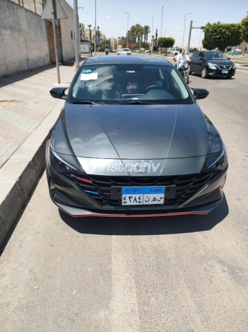 هيونداي إلنترا سى ان 7 2021 بترولي أوتوماتيك مستعملة للبيع في الإسكندرية - 3