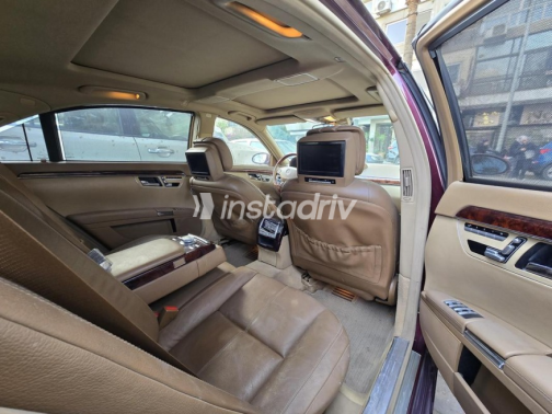 مرسيدس S 500 2008 أحمر غامق أوتوماتيك مستعملة للبيع في مصر الجديدة - 6