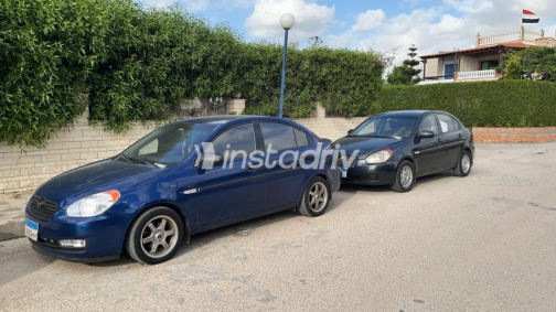 هيونداي اكسنت RB 2006 أزرق غامق أوتوماتيك مستعملة للبيع في المهندسين - 9