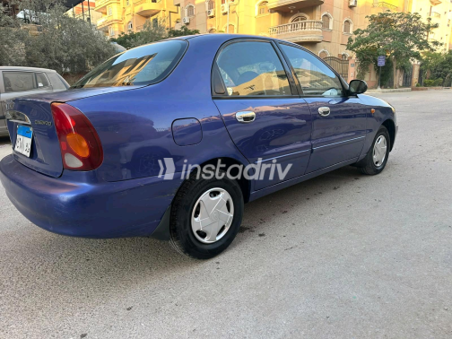 دايو لانوس 2 2001 أزرق يدوي مستعملة للبيع في الجيزة - 4