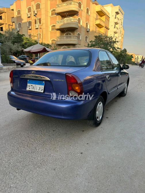 دايو لانوس 2 2001 أزرق يدوي مستعملة للبيع في الجيزة - 8
