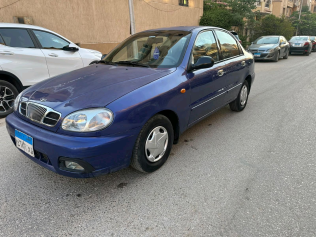 دايو لانوس 2 2001 أزرق يدوي مستعملة للبيع في الجيزة