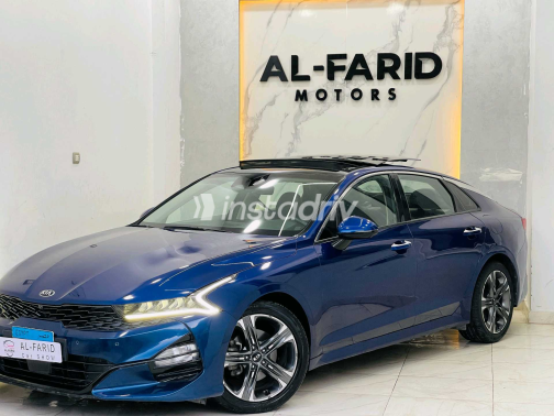 كيا K5 2020 أزرق أوتوماتيك مستعملة للبيع في الإسكندرية - 3