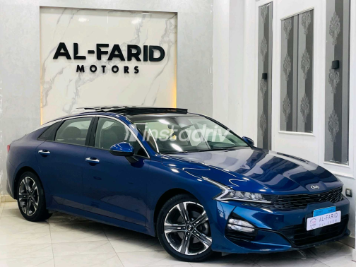 كيا K5 2020 أزرق أوتوماتيك مستعملة للبيع في الإسكندرية - 4