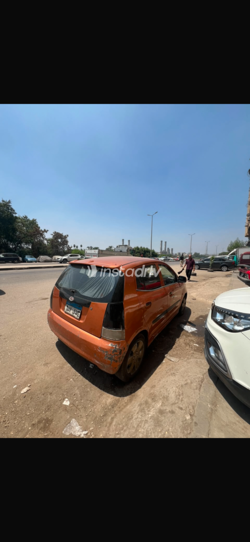 Kia Picanto 2004 Orange Manual Used for Sale in Qalyubia - 2