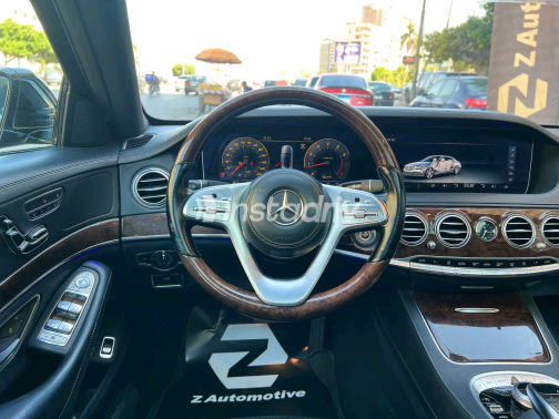 مرسيدس S 450 2018 أسود أوتوماتيك مستعملة للبيع في مصر الجديدة - 6
