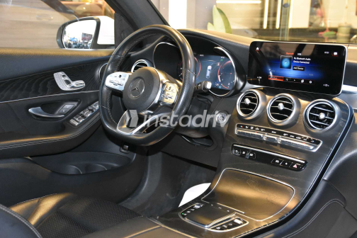Mercedes GLC 300 2020 White Automatic Used for Sale in Giza - 1