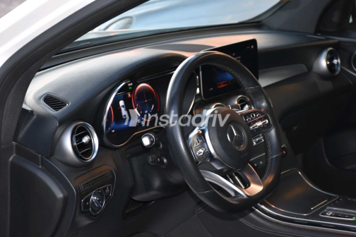 Mercedes GLC 300 2020 White Automatic Used for Sale in Giza - 7
