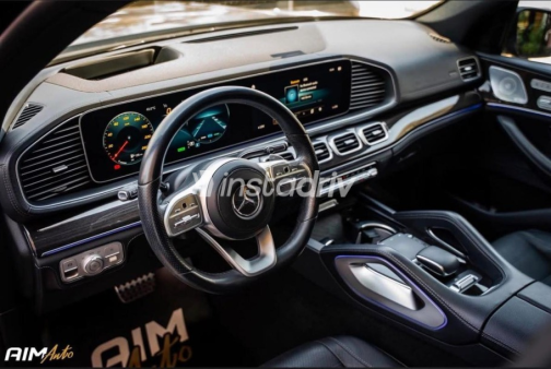 Mercedes GLS 2020 Black Automatic Used for Sale in Cairo - 4