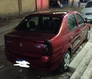 Renault Logan 2010 Dark Red Automatic Used for Sale in Cairo