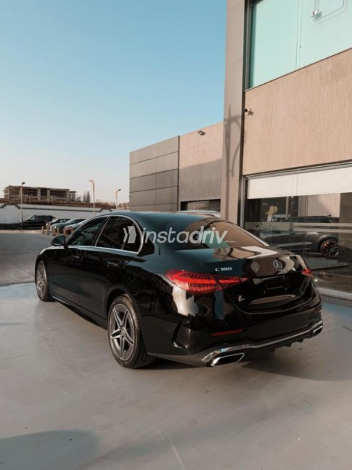 Mercedes C 180 2023 Black Automatic Used for Sale in Cairo - 4