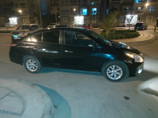 Nissan Sunny 2020 Black Automatic Used for Sale in Helwan