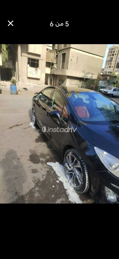 بيجو 408 2012 أسود أوتوماتيك مستعملة للبيع في القاهرة - 4