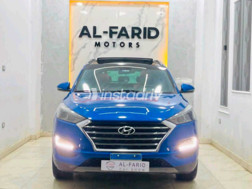هيونداي توسان 2019 أزرق أوتوماتيك مستعملة للبيع في البحيرة - 4