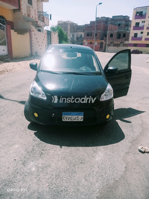 هيونداي I10 2008 أسود يدوي مستعملة للبيع في القاهرة الكبرى ( القاهرة - الجيزة) - 8