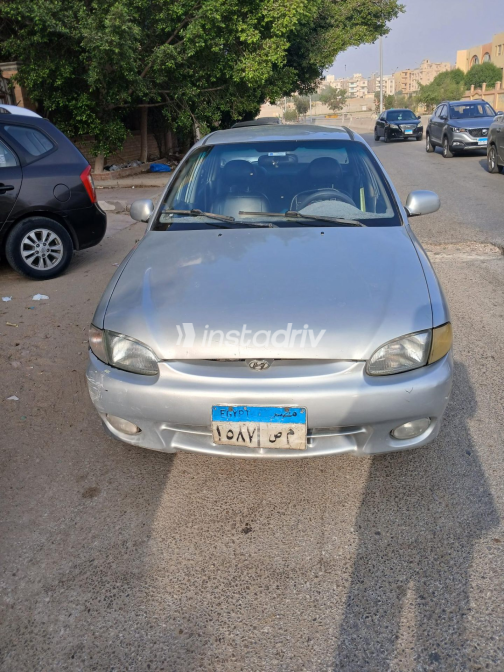 هيونداي اكسنت 2005 فضي يدوي مستعملة للبيع في الهرم - 3