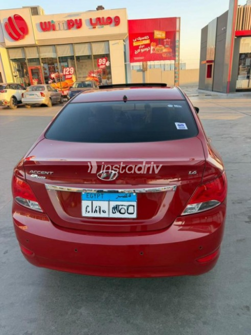 Hyundai Accent RB 2025 Red Automatic Used for Sale in Heliopolis - 1